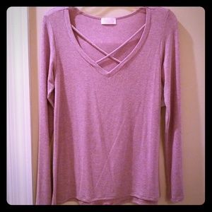 Lavender women's blouse